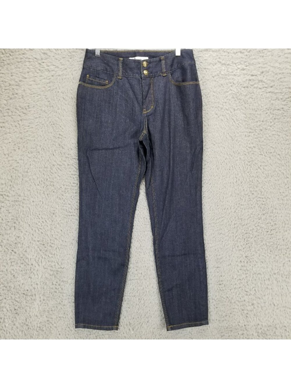 Boston Proper Jeans Womens 6 Blue Stretch Denim Tapered Skinny *NWT*